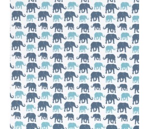 Jersey - Elefanten blau